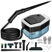 Handheld Steam Cleaner for Home & Car,High Pressure Steamer for Cleaning 3-Level,8s Heat-Up,1800ML Large Tank,Portable Steam Cleaner for Car Detailing- Clean Kitchen Grease, Grout, Wall, Tile, Floor, Carpet, Couch, Furniture,14 Accessories